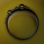 Golden bubble - Abstract Photography Art